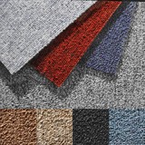 加厚耐磨办公室方块地毯商用家用满铺素纯色工程地毯50*50块毯
