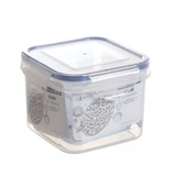 安立格450ML小号正方形保鲜盒 食品密封盒 杂粮盒 防潮盒ALG-2533