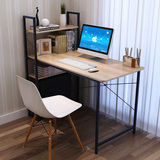 特价简约组合书桌书架 学生台式电脑桌子办公桌家用时尚写字台