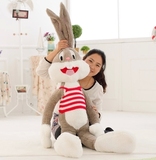 流氓兔公仔兔八哥毛绒玩具米菲兔布偶抱抱熊送女生儿童情人节礼物