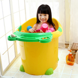 儿童洗澡桶浴桶泡澡桶超大号塑料沐浴桶婴儿浴盆澡盆立式恒温圆形
