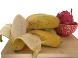 海南新鲜水果萍果蕉banana 芭蕉粉香蕉苹果米蕉 5斤装全国包邮