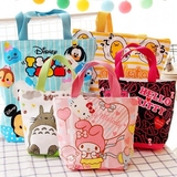 日本卡通新款麦乐迪 蛋黄君 龙猫拎包 购物包饭盒包单肩包环保袋