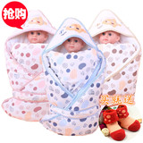冬季加厚婴儿抱被可脱胆新生儿抱被儿童抱毯宝宝包被婴儿用品大全
