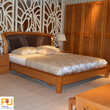 白蜡木板木实木床东南亚床中式官帽床水曲柳高箱储物床时尚特价床