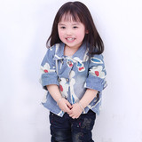 智金士春秋季韩版外套棉混纺布儿童常规新款大童B类女普通外套