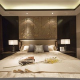特价新中式双人实木床简约现代公主床1.8米欧式样板房间工程家具