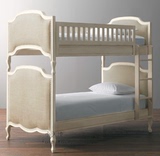 美式乡村全实木儿童床 高低床 创意纯实木造型床 实木上下床