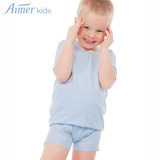 AIMER Kids爱慕儿童FREECUT-男孩中腰平角内裤AK223351