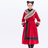 素萝 牧歌。贰 原创设计中国风女装2015新款冬装连衣裙