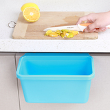 家用厨房挂式垃圾桶 桌角橱柜塑料杂物桶实用无盖桌面大号垃圾箱
