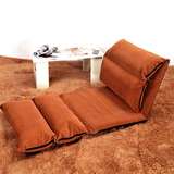 创意懒人沙发单人榻榻米加长折叠可拆洗飘窗椅休闲靠背日式布艺床