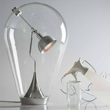个性创意简约现代玻璃瓶磁铁LED台灯时尚桌面书房办公设计师台灯