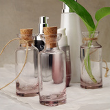 WUSE 创意玻璃许愿瓶精油化妆品分装瓶香薰瓶小花瓶礼品木塞瓶
