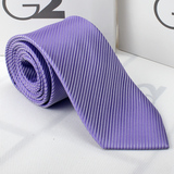 【特价包邮】蓝紫色G2000男士领带男 正装商务结婚职业领带礼盒装
