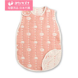 日本制造·母婴用品代购/纯棉蘑菇/女男宝宝新生幼儿童背心抱毯被