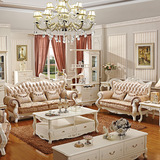 欧式真皮沙发组合奢华法式客厅大小户型转角家具转角沙发