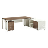 办公家具老板桌主管桌椅组合创意钢木台中班台简约现代板式可定制