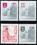 2162南斯拉夫邮票1983年加盖改值4全