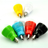 USB灯头强光LED手电灯泡头便携小夜灯通用高亮移动电源充电宝灯