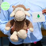儿童新年礼物NICI正版披着狼皮的小羊公仔创意毛绒娃娃送女友玩偶