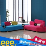 创意布艺沙发小户型个性客厅彩色卧室时尚家具单人双人位三人组合