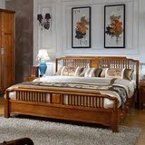 中式家具全实木床 明清家私 1.8米床现代仿古家具 卧室复古双人床