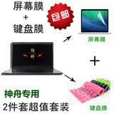 15.6寸笔记本电脑 神舟战神Z7M-SL7D2 键盘膜 高清磨砂屏幕贴膜