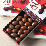 日本进口零食 巧克力/ 明治MEIJI杏仁夹心巧克力88g礼盒情人节