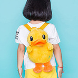 B.Duck香港潮牌semk创意礼品小黄鸭儿童背包书包大黄鸭挎包bduck