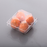 4枚装透明塑料蛋盒洋鸡蛋包装盒子PVC土鸡蛋蛋托高扣防震蛋盒B42