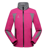 女冲锋衣 软壳外套单层防风防水保暖抓绒户外登山滑雪运动服外套