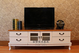 欧式客厅卧室简约时尚现代美式乡村地中海电视柜实木电视柜1.5米