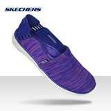 Skechers斯凯奇女鞋 浪漫紫舒适套脚单鞋 浅口休闲帆布鞋33637