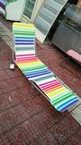 质量很好专供沃尔玛的成人躺椅午休彩虹色彩色