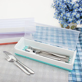 创意韩式筷子筷架子 防霉沥水盒放筷子带盖 餐具时尚收纳盒
