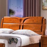 中式实木床1.5 1.8米双人床现代简约水曲柳床小户型床铺家具婚床