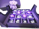 包邮+抵金币 意大利BACI芭喜DIY黑巧克力礼盒紫色玫瑰花圣诞礼物