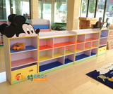 幼儿园儿童书包柜分区柜储物柜防火板组合柜收纳柜高档组合区角柜