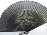 批发新珍藏日式女式折扇子和风扇子 扇骨手工雕刻扇子 送扇套