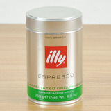 意利illy咖啡粉 意大利原装进口意式咖啡粉 低咖啡因 罐装 250g