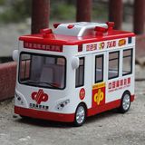 热卖低价特价 警车消防车模型声光回力汽车玩具儿童仿真铝合金面