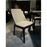 意大利时尚餐椅 简约现代北欧宜家餐椅 实木环保皮艺餐椅ML-01