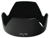 佳能EW-73B EOS 60D 600D 7D 700D 18-135镜头67mm单反相机遮光罩