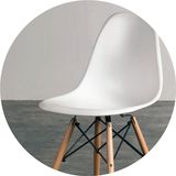 热卖伊姆斯椅 eames洽谈椅餐椅设计师椅塑料休闲时尚靠背椅子