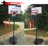 移动室内户外篮球架，家庭篮球架标准篮筐升降调节成人儿童篮球架