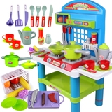 饭玩具女孩男孩宝宝3-6岁儿童过家家厨房玩具套装组合 大号煮饭做