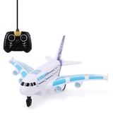 声光电动飞机空中巴士A380航模 地上跑儿童玩具飞机遥控客机模型