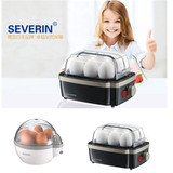 德国SEVERIN/森威朗 厨房多功能自动断电 蒸蛋器煮蛋器 送切蛋器