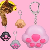 第N只猫爪钥匙扣女韩国包包挂件饰品简约 创意可爱卡通生日礼物